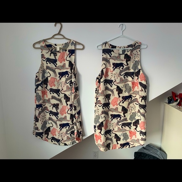 H&M Leopard-print Shift Dress - Picture 1 of 2